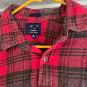 J. Crew Flannel Sz MD Slim